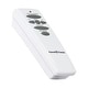preview thumbnail 8 of 6, White 3-Speed Universal Ceiling Fan Remote Control with Wall Holder