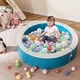 preview thumbnail 3 of 9, Detachable Foam Ball Pit with 50 Colorful Ocean Balls-Pink