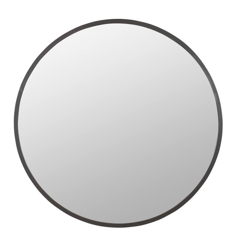 Ravi Modern Round Wall Mirror - 32"H x 32"W x 1.5"D