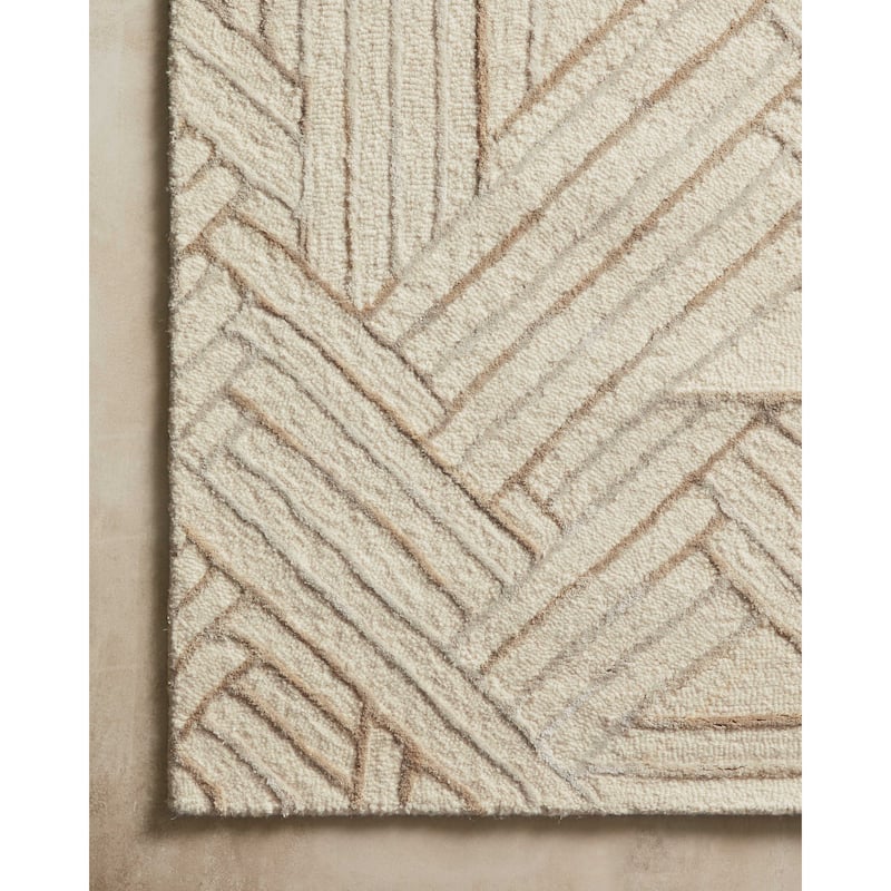 Alexander Home Reverie 3-D Geometric Modern Area Rug