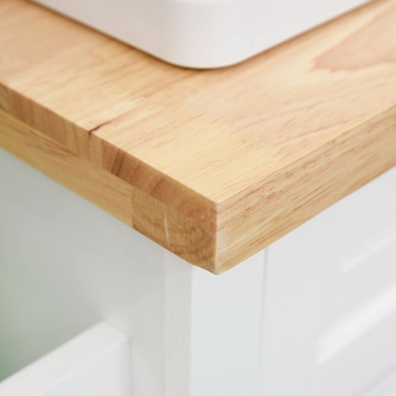 Modern Rolling Kitchen Island Cart With Spice Rack(no include stool)
