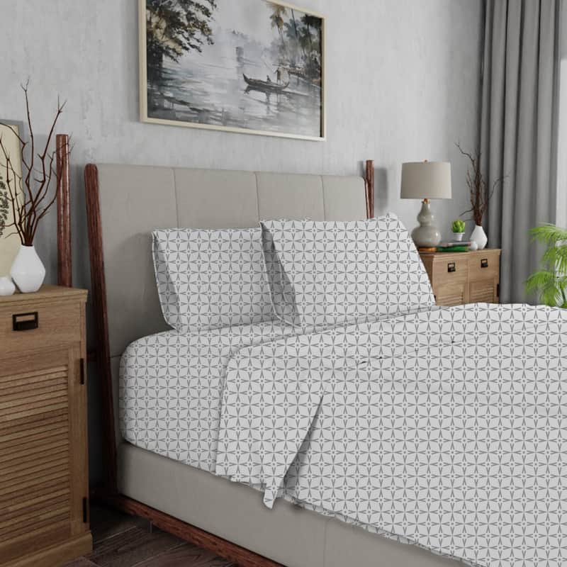 Color Sense Cotton 225TC Silky Wrinkle Resistant Sheet Set