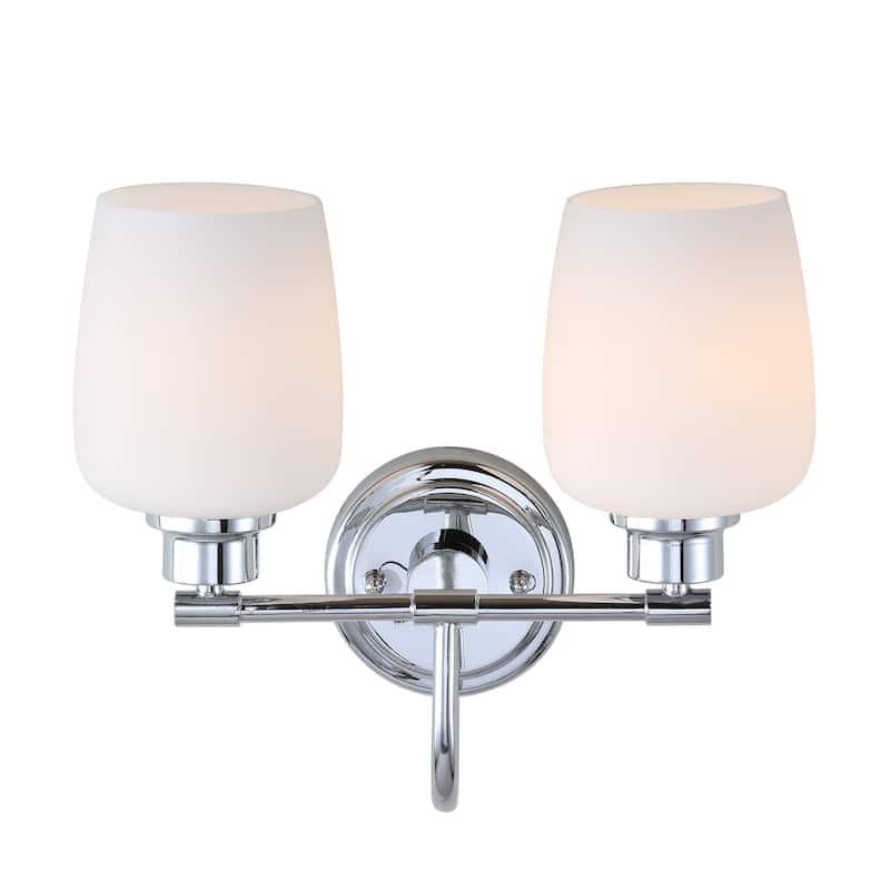 SAFAVIEH Lighting Rayden 2-light LED Bathroom Sconce - 13.3"x7.5"x12"