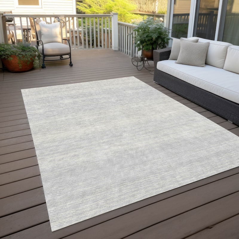 Machine Washable Indoor/ Outdoor Chantille Ombre Stripes Rug