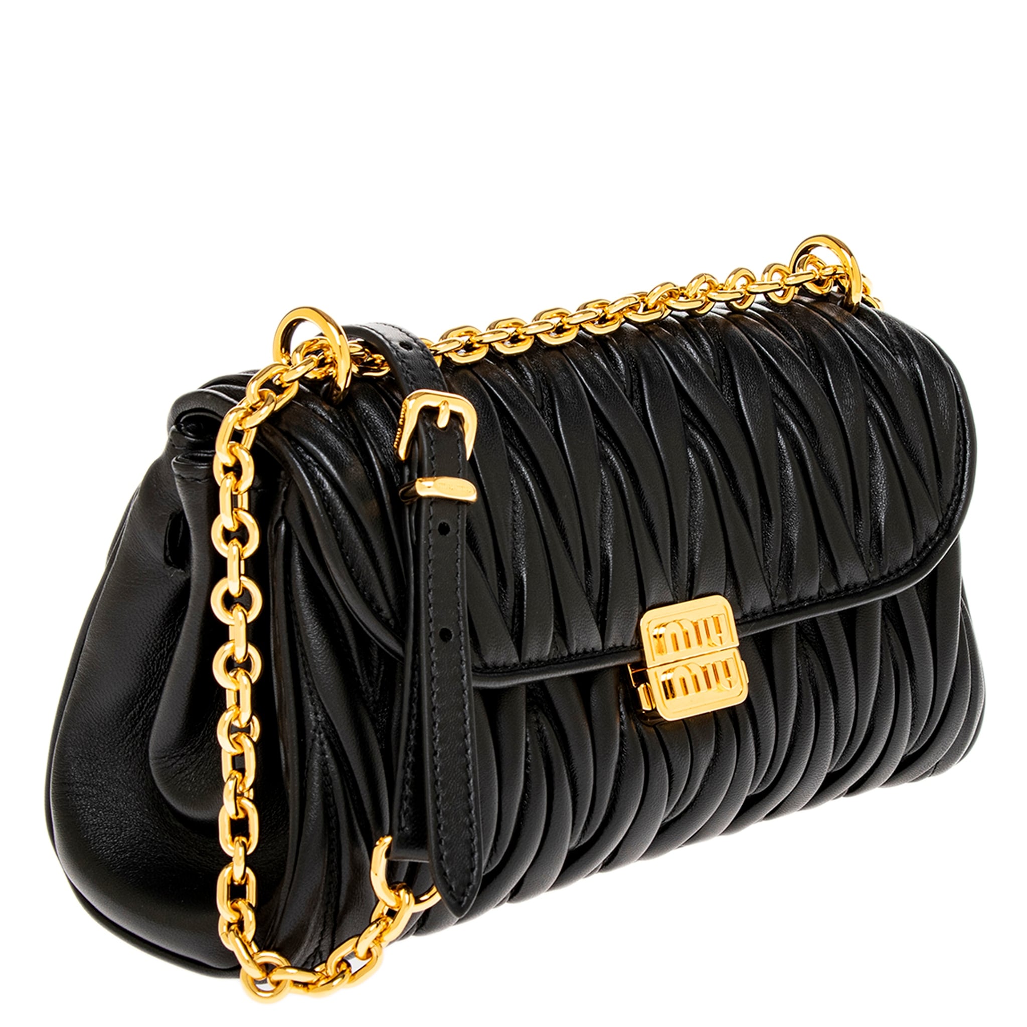 Miu Miu Matelasse Leather Shoulder Bag - Bed Bath & Beyond - 43008121