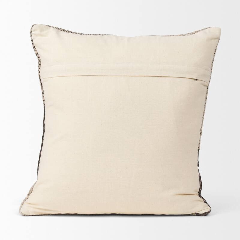 Kyle Beige Square Pillow Cover