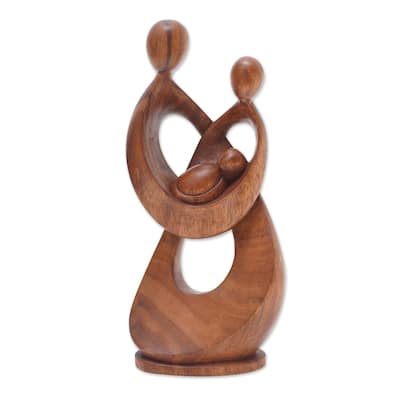 Novica Handmade New Chapter Wood Sculpture