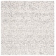preview thumbnail 77 of 102, SAFAVIEH Handmade Abstract Isaltina Modern Wool Rug 6' Square - Grey/Ivory - Square