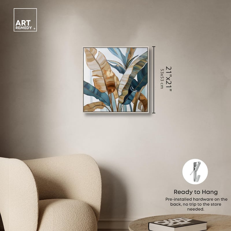 Paradise Fronds II Canvas by Art Remedy