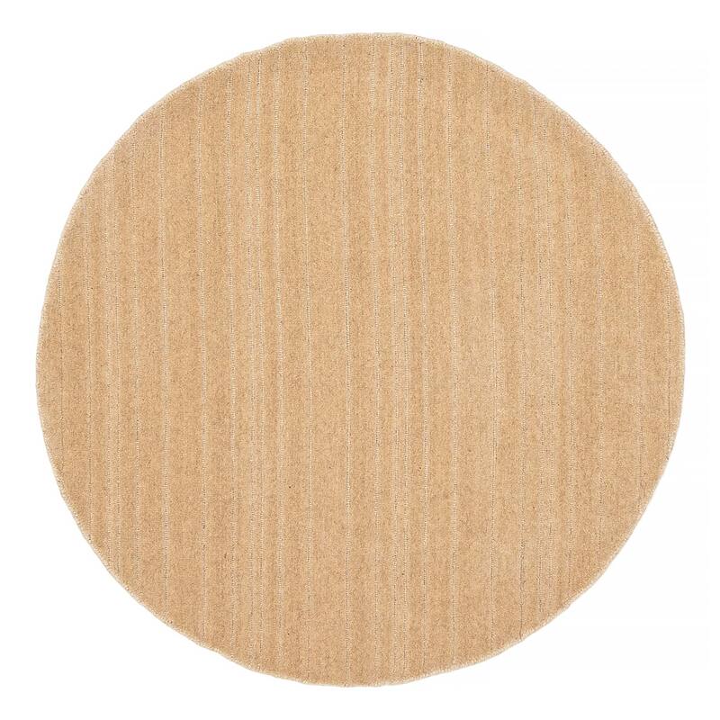 Kashkuli Gabbeh Beige Rug 3'11" x 3'11" - 3'11 x 3'11 - Beige - 3'11 x 3'11