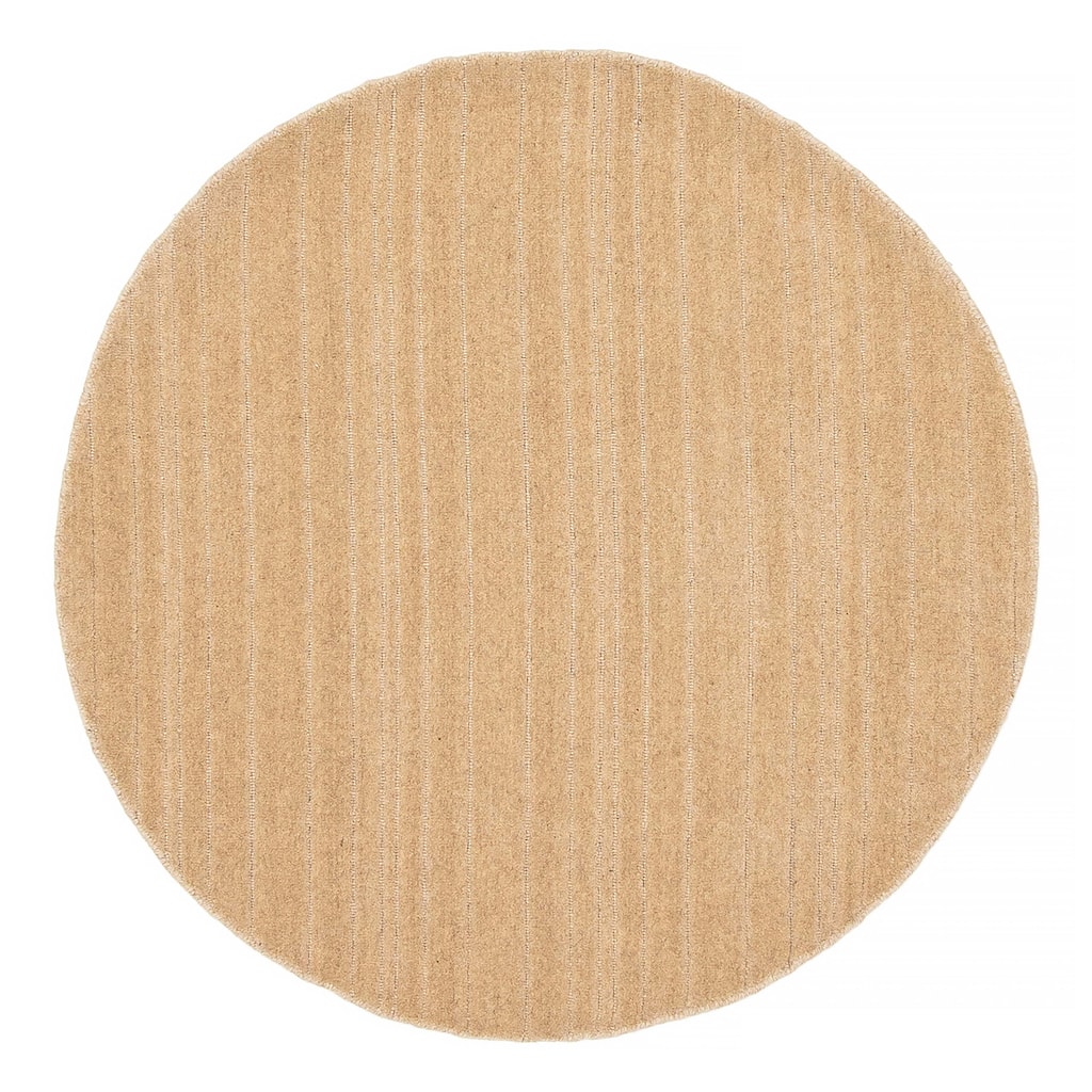 Kashkuli Gabbeh Beige Rug 3'11" x 3'11" - 3'11 x 3'11