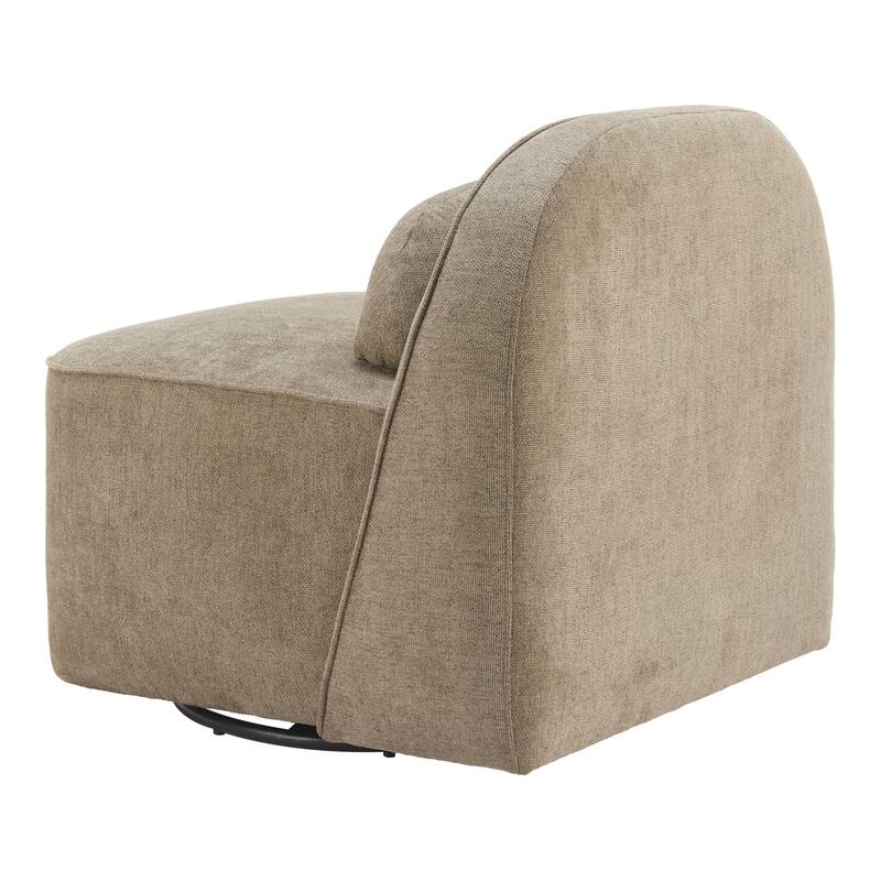 Kakao Swivel Chair Olive Brown