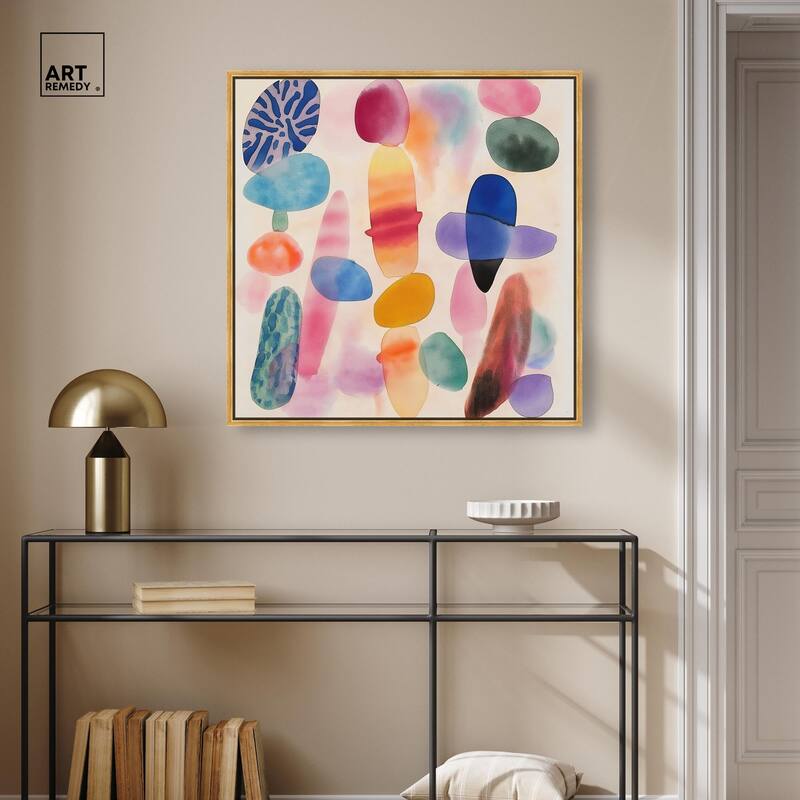 Dissolving Hues Canvas by Art Remedy