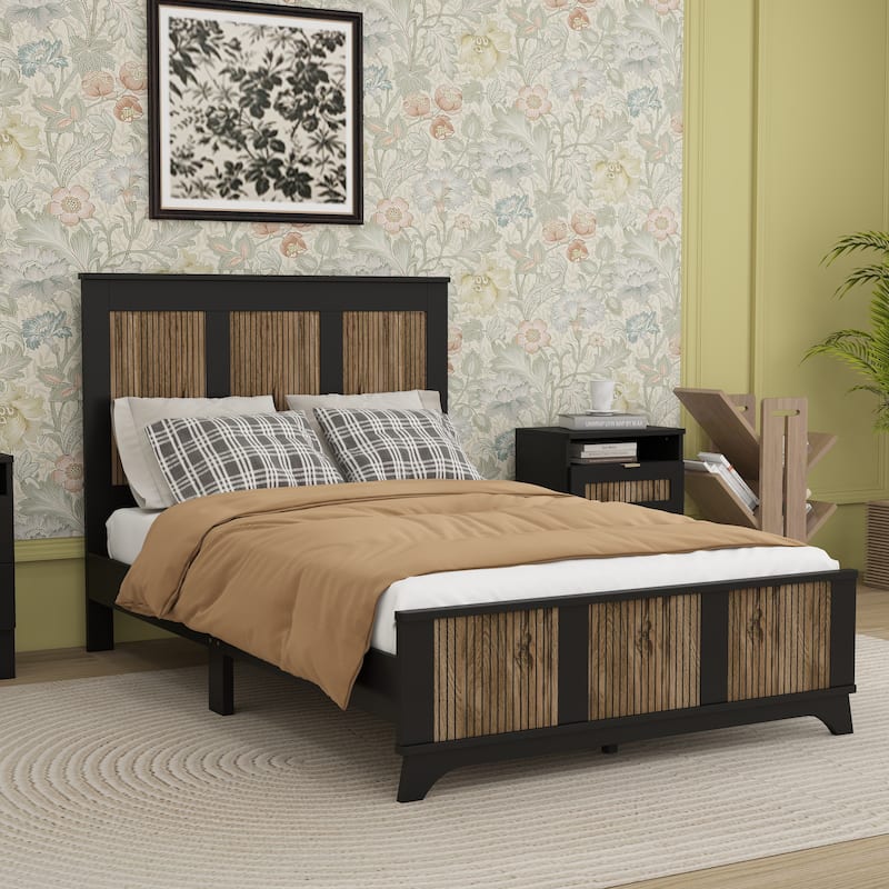 Wooden Platform Bed