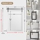 preview thumbnail 88 of 96, Modern Wall Mirrors, Rectangular Mirror with Wood Framed, Bathroom Mirror Barn Mirror Barn Door Mirror with Multi Size