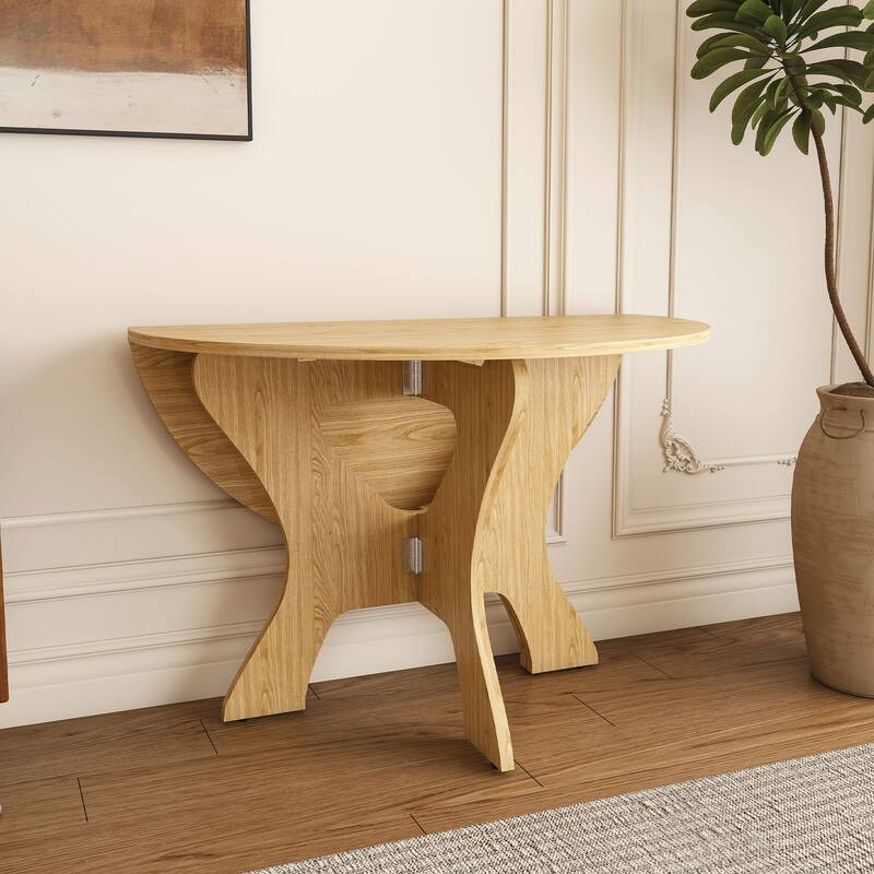 Waterproof Meeting Table Home Office Table, Folding Dining Table, Kitchen Table with Folded Profile