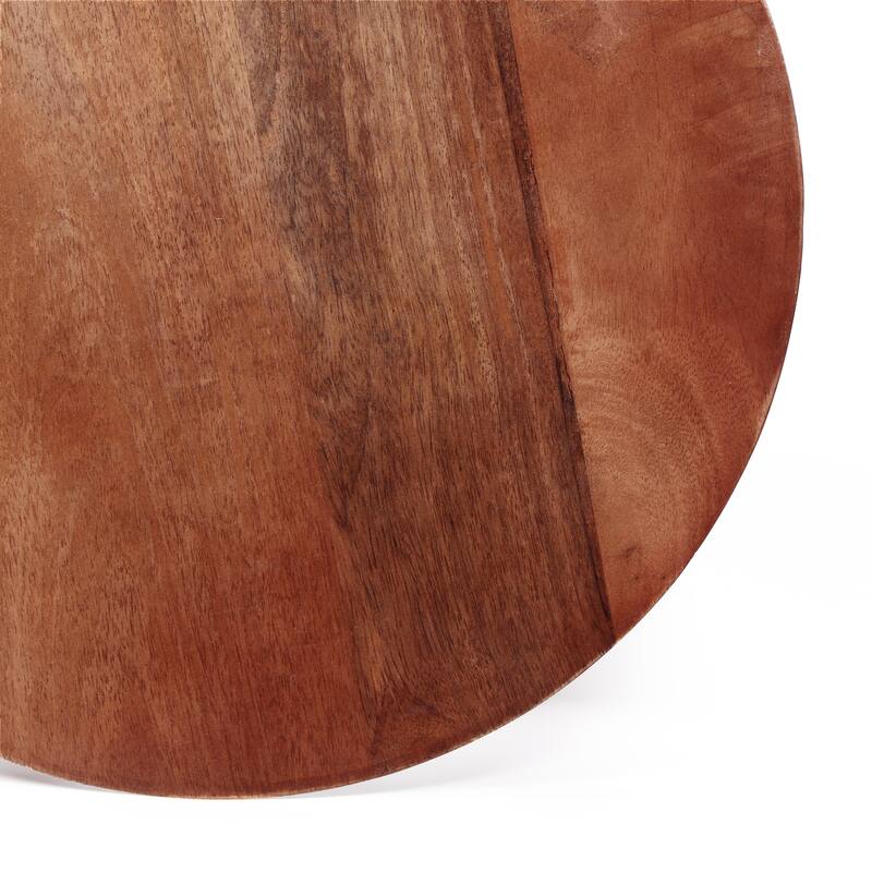 Christopher Knight Home 3-Legged Mango Wood Round End Table