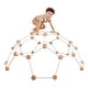 preview thumbnail 21 of 23, Comfy Cubs Wooden Climbing Toys for Toddlers 3-6 - Montessori Climber for Kids - Easy to Assemble White