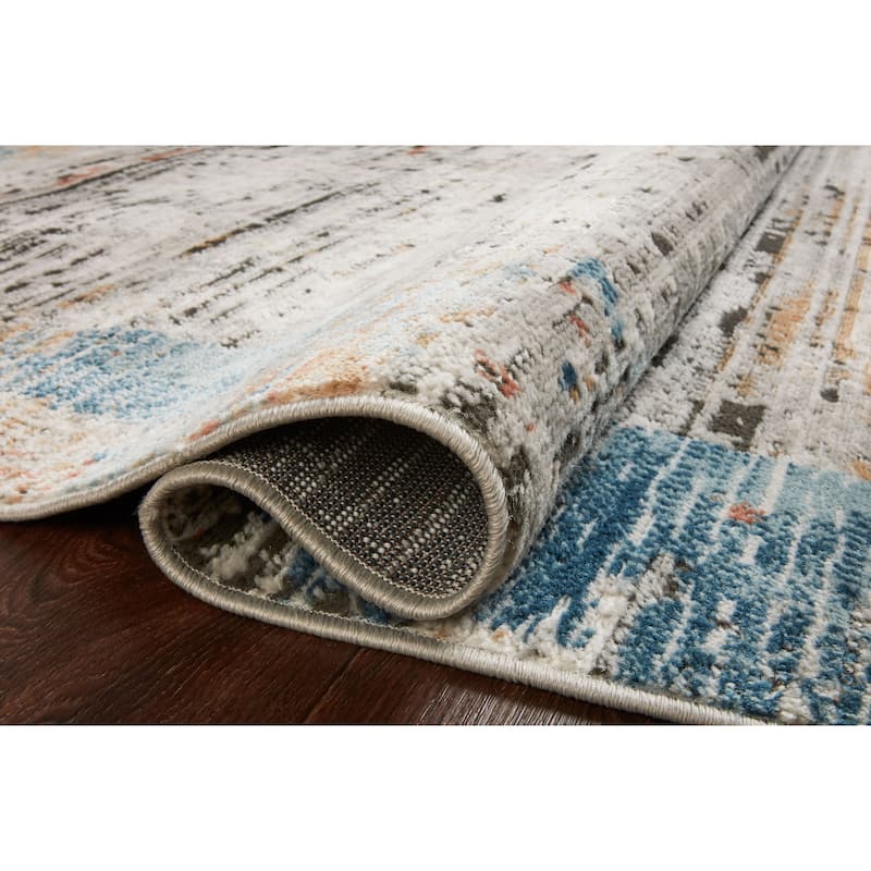 Alexander Home Charlotte Distressed Modern Area Rug