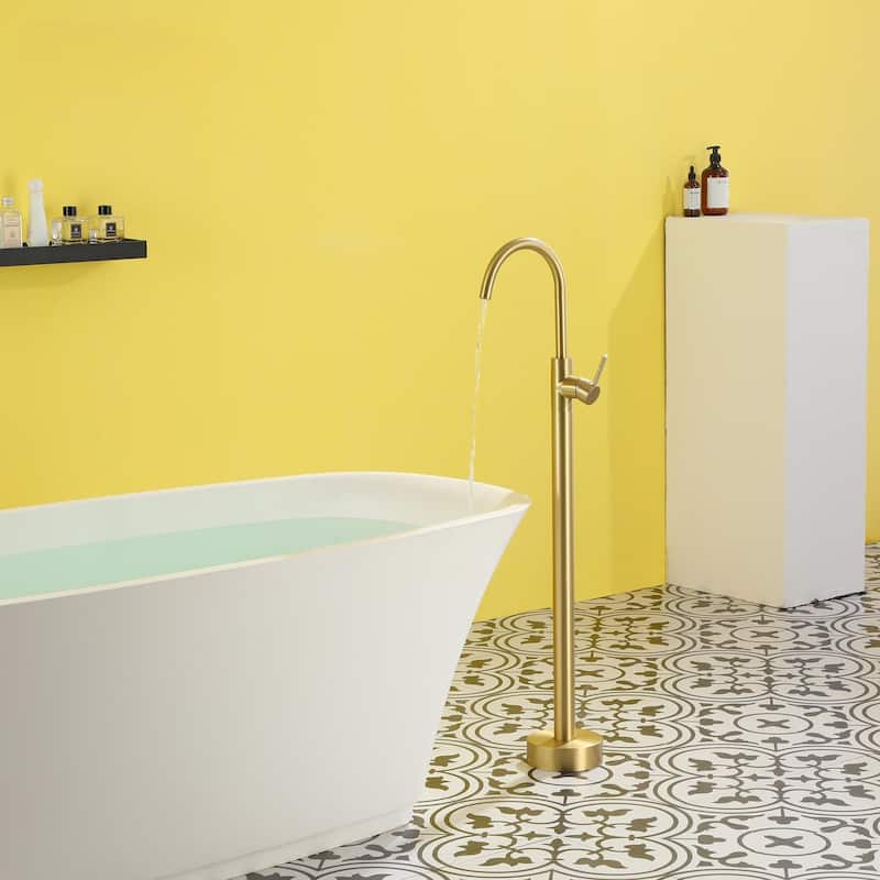 Freestanding Floor Mount Bath Tub Filler