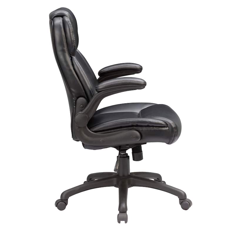 Sealy® Atlas Ergonomic High-Back Executive Office Chair with Padded Armrests