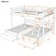 preview thumbnail 18 of 18, Full Over Double Twin Storage Bunk Bed with Drawers