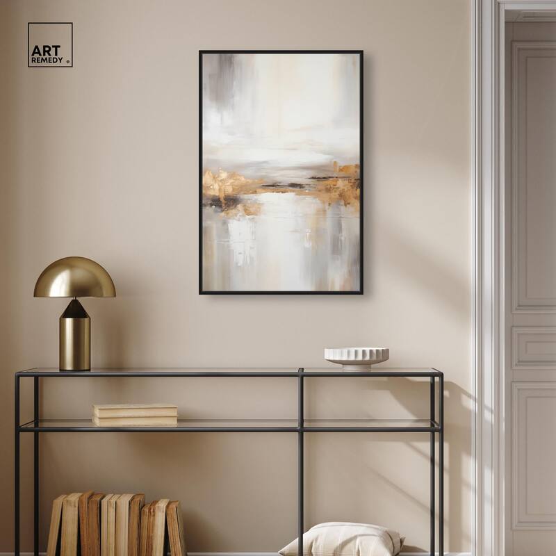 Gold Dust II Canvas by Art Remedy