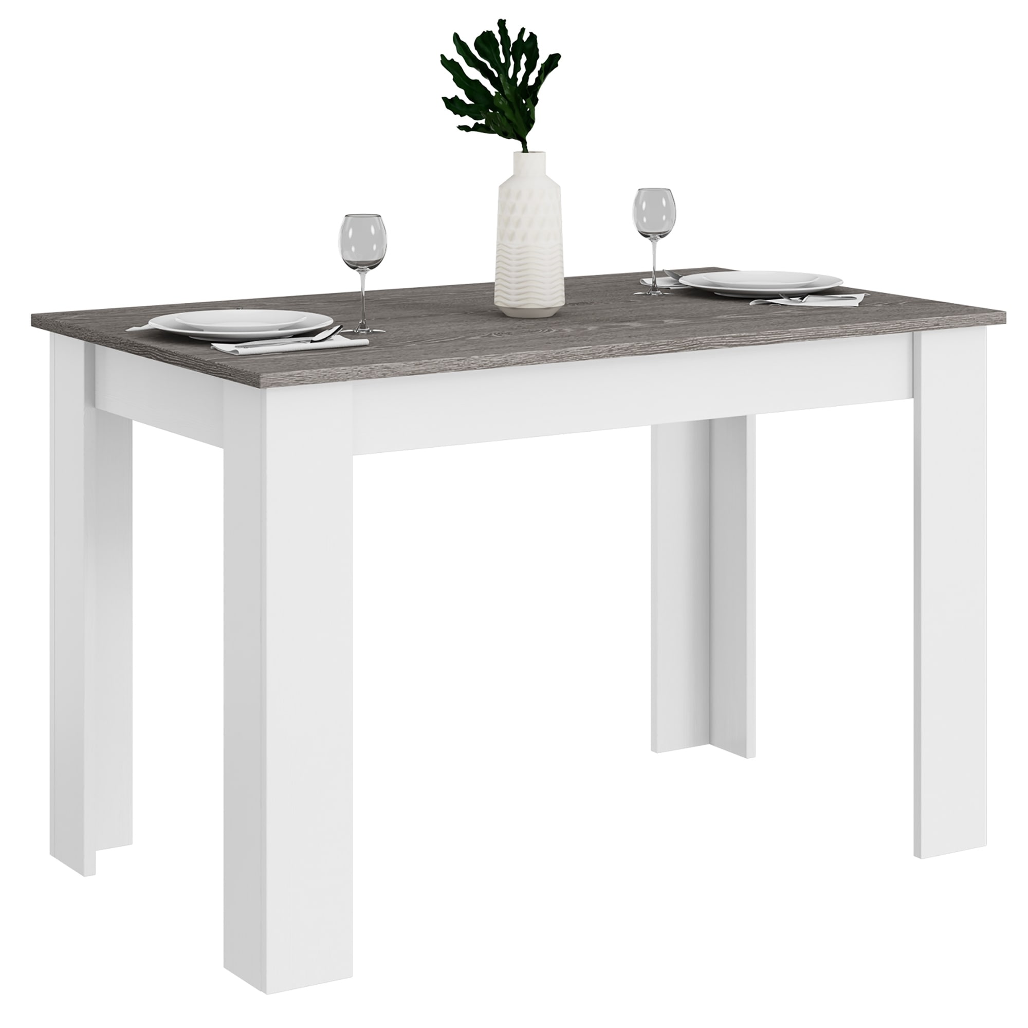 47'' Dining Table Kitchen Dining Table Rectangular for Small Space