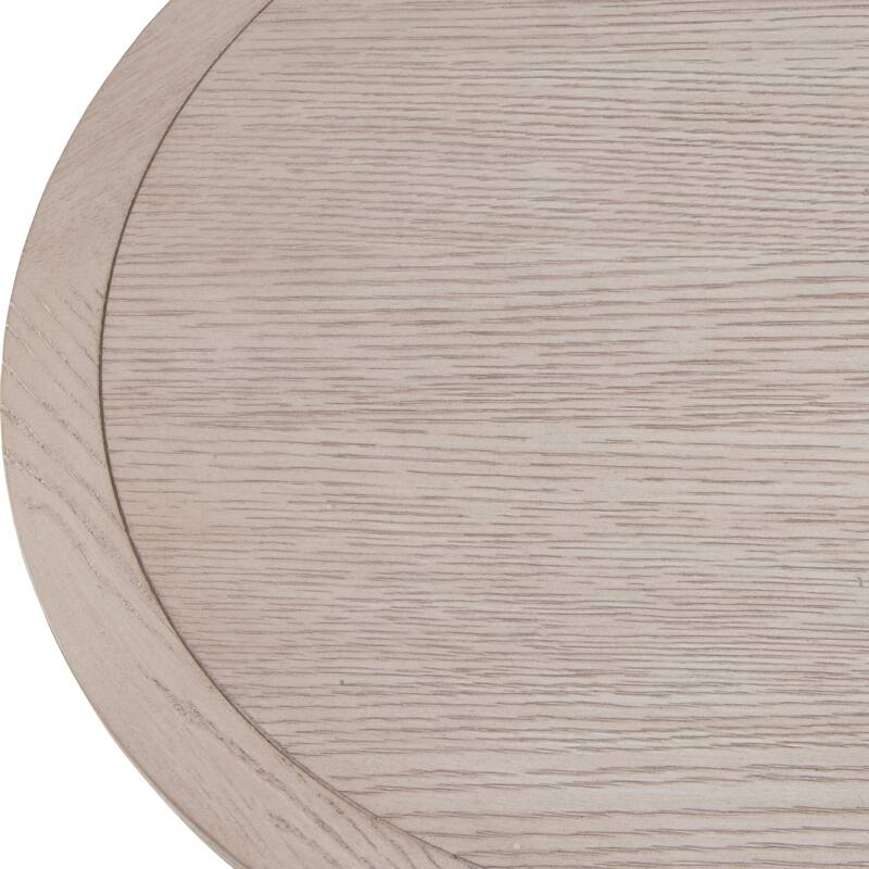 Uttermost 25942 Alice 20" Diameter Oak Veneer Top Metal Accent Table
