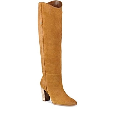 GUESS Womens Honon Suede Closed Toe Knee High Fashion Boots