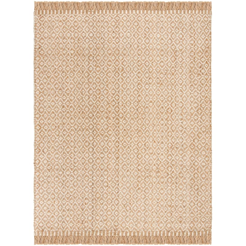 SAFAVIEH Handmade Natural Fiber Allisson Jute Fringe Rug