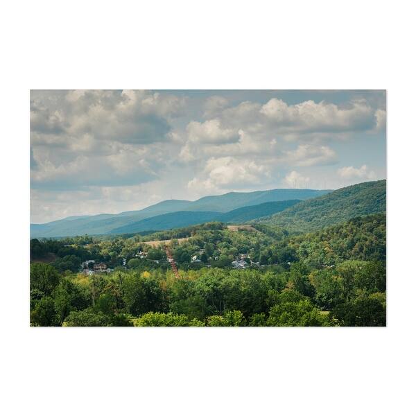 Keyser West Virginia Mountains near Keyser Clouds Art Print/Poster
