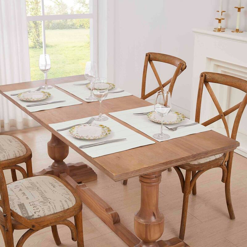 Izod Chadwick White 4-Pack Placemat Set