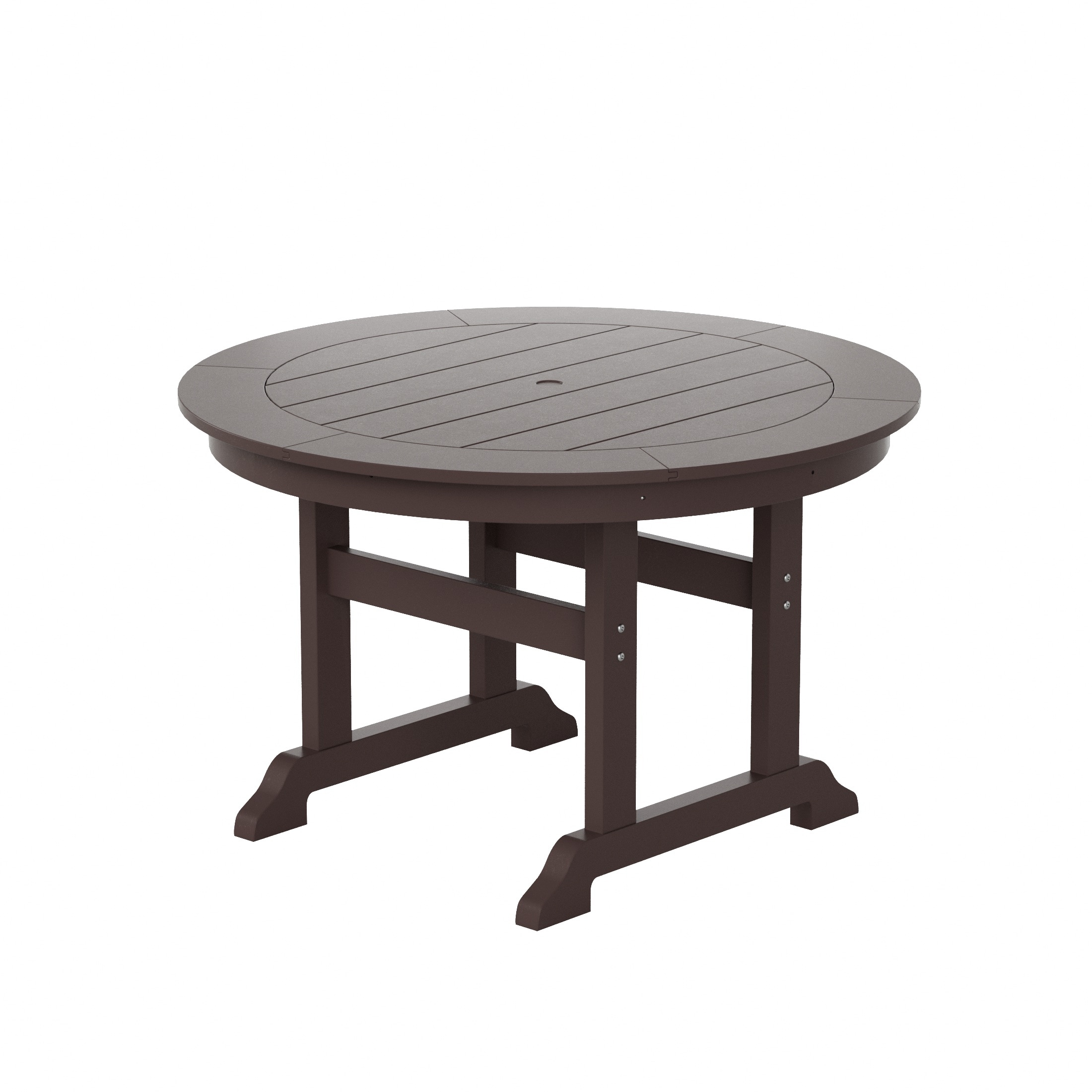 Laguna Hdpe All Weather Outdoor Patio 47" Round Dining Table