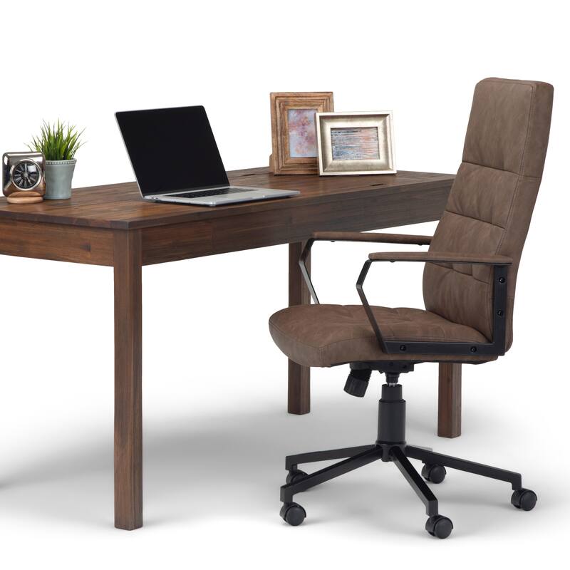 WYNDENHALL Parks Swivel Adjustable Executive Computer Office Chair
