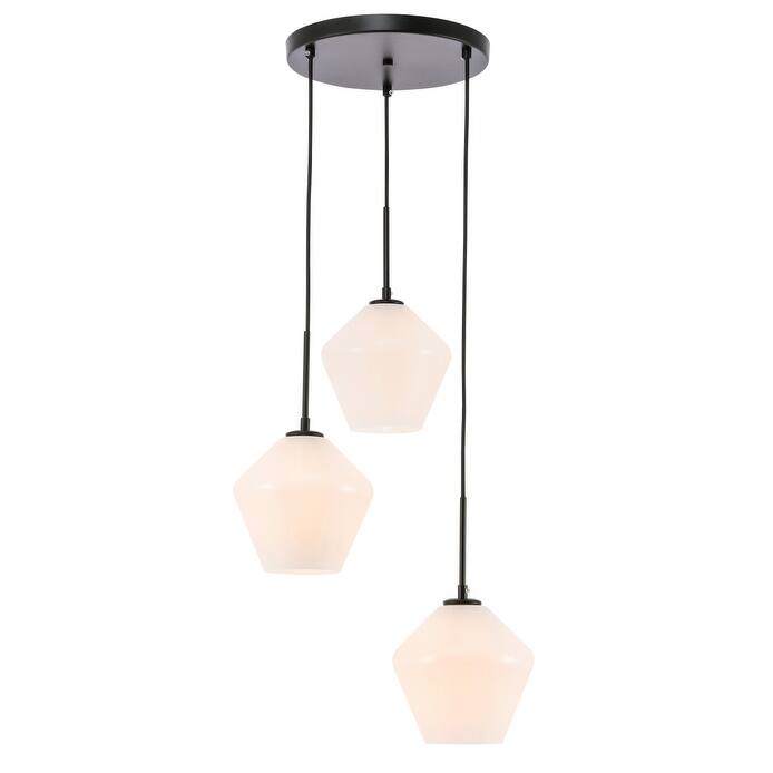 Gerald 3-Light Glass Pendant