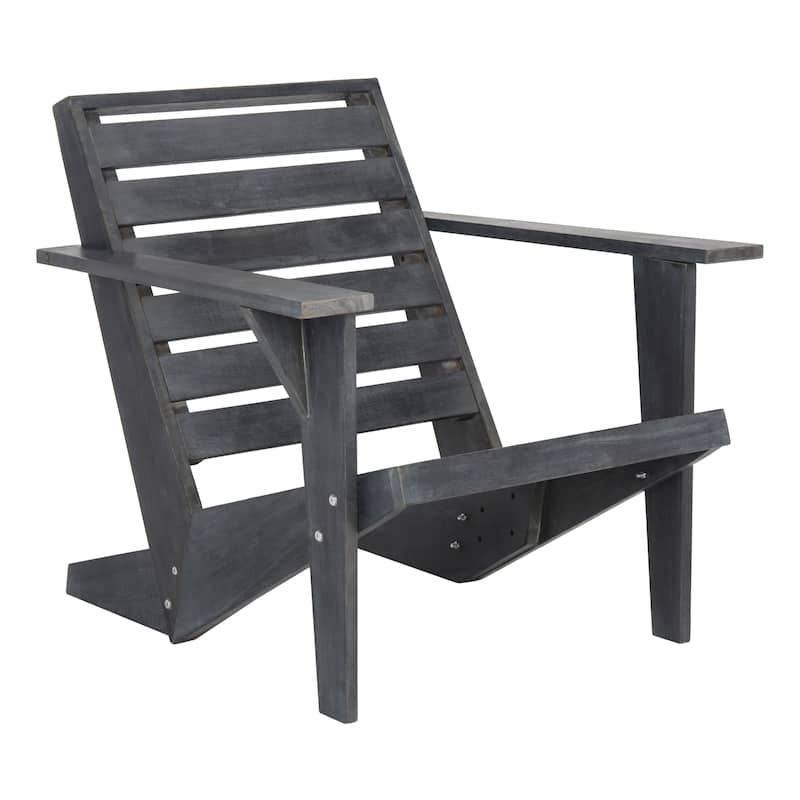 SAFAVIEH Lanty Grey Adirondack Chair - 29.5" W x 31.9" D x 28.4" H