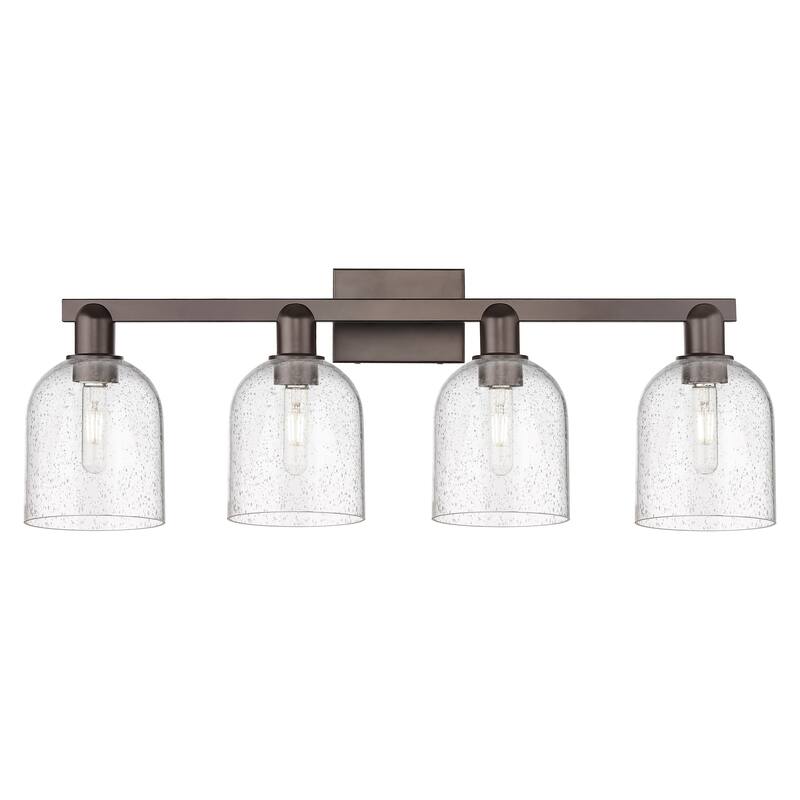 Innovations Lighting Endless Possibilities Arcadia - Bella - 4 Light 33" Bath Vanity Light - Oil Rubbed Bronze/Seedy