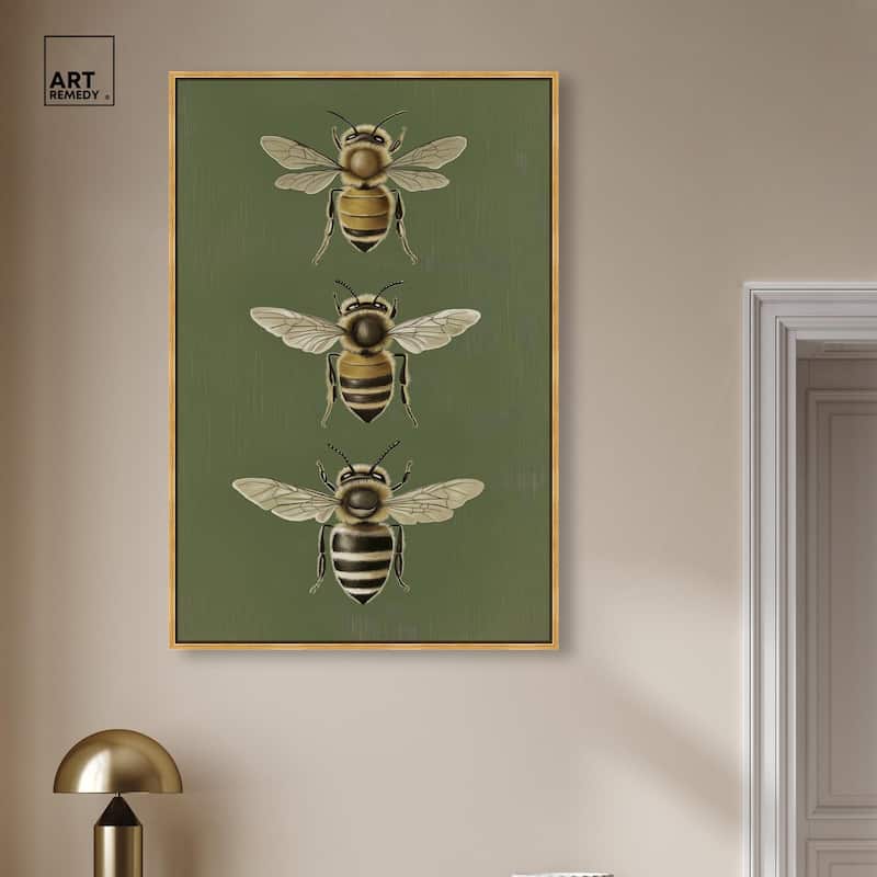 Anatomy of the Bee Canvas by Art Remedy