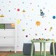 preview thumbnail 3 of 6, Walplus Mysterious Galaxy Planets Space Wall Stickers Nursery Decor