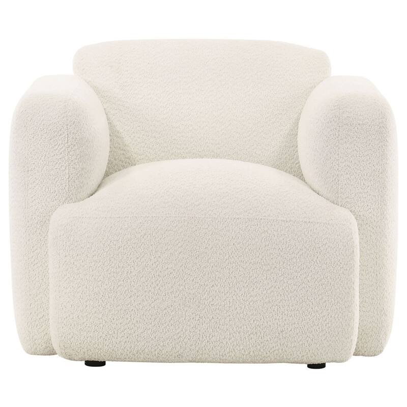 Dorset Fabric Upholstered Round Track Arm Accent Chair - 35.75" x 36.75" x 29.25"