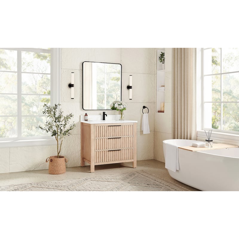 Shenzhen Bath Vanity with Composite Stone Top without Mirror