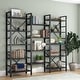preview thumbnail 57 of 60, Large Triple Wide 5-Shelf Etagere Bookcase