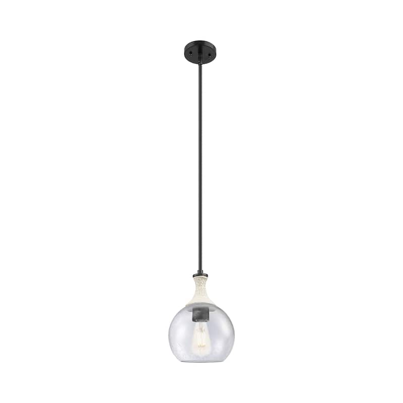 Innovations Lighting Downtown Urban - Astor - 1 Light 8" Rope Detailed Stem Hung Mini Pendant