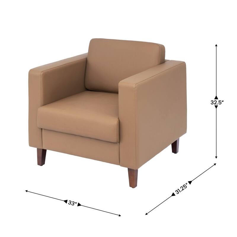 3 PC Commercial Seating Set with Outlets/USB/USB-C Ports - 33"W x 31.25"D x 32.5"H