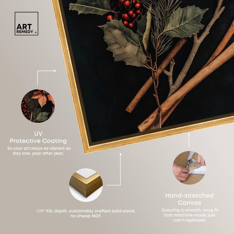 Hearth Flora Canvas by Art Remedy