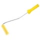 preview thumbnail 4 of 3, 3Pcs Paint Roller Kit, 2Pcs 4" Sponge Large Texture Roller Covers and 16" Frame - Yellow