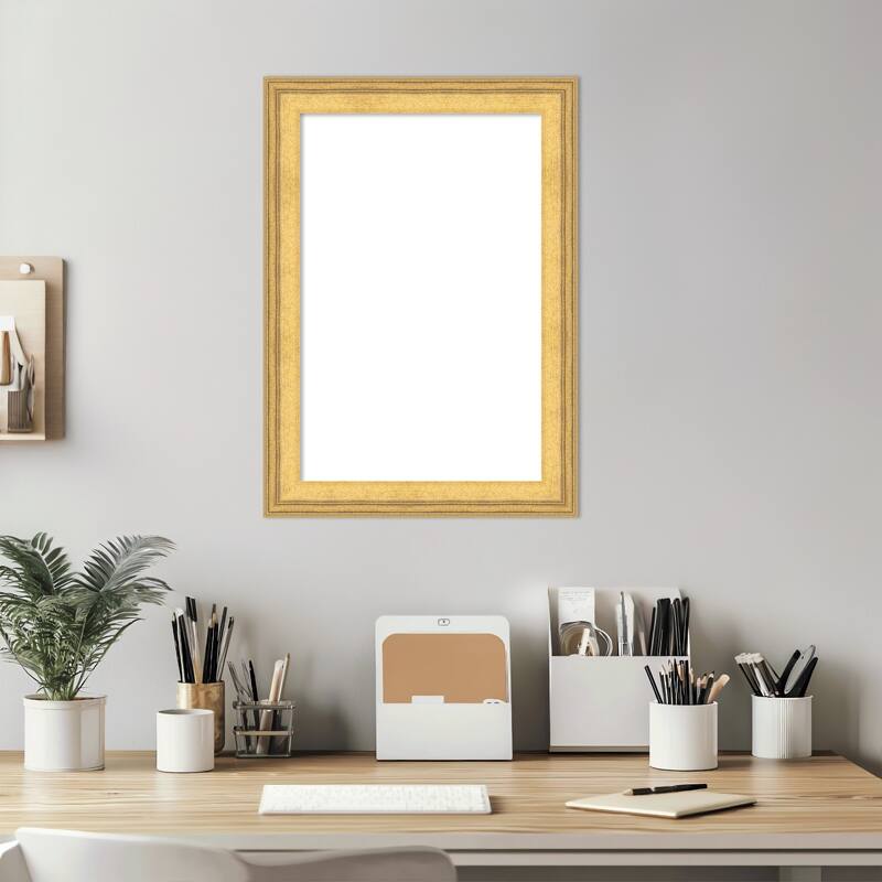 Owen Gold Framed Dry Erase Magnetic Board