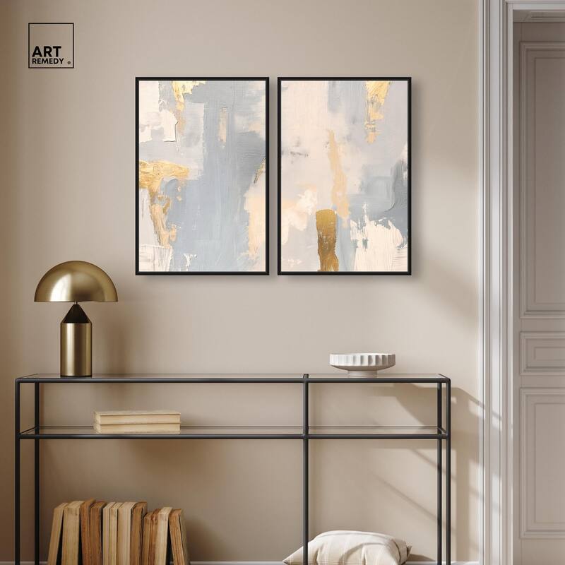 Gilded Driftwood II Canvas Set of 2 by Art Remedy