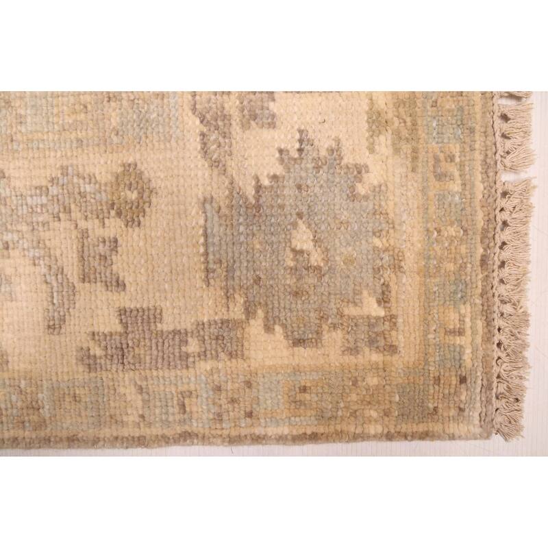 ECARPETGALLERY Hand-knotted Kavya Oushak Taupe Wool Rug - 5'11 x 9'2